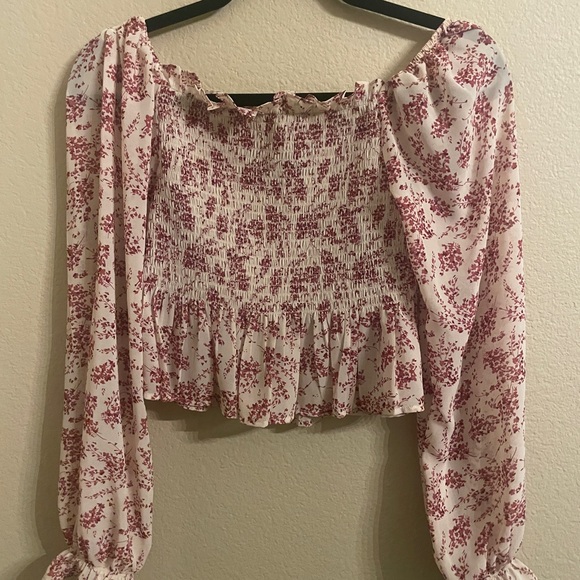 Floral Off-Shoulder Women's Top - Picture 1 of 2